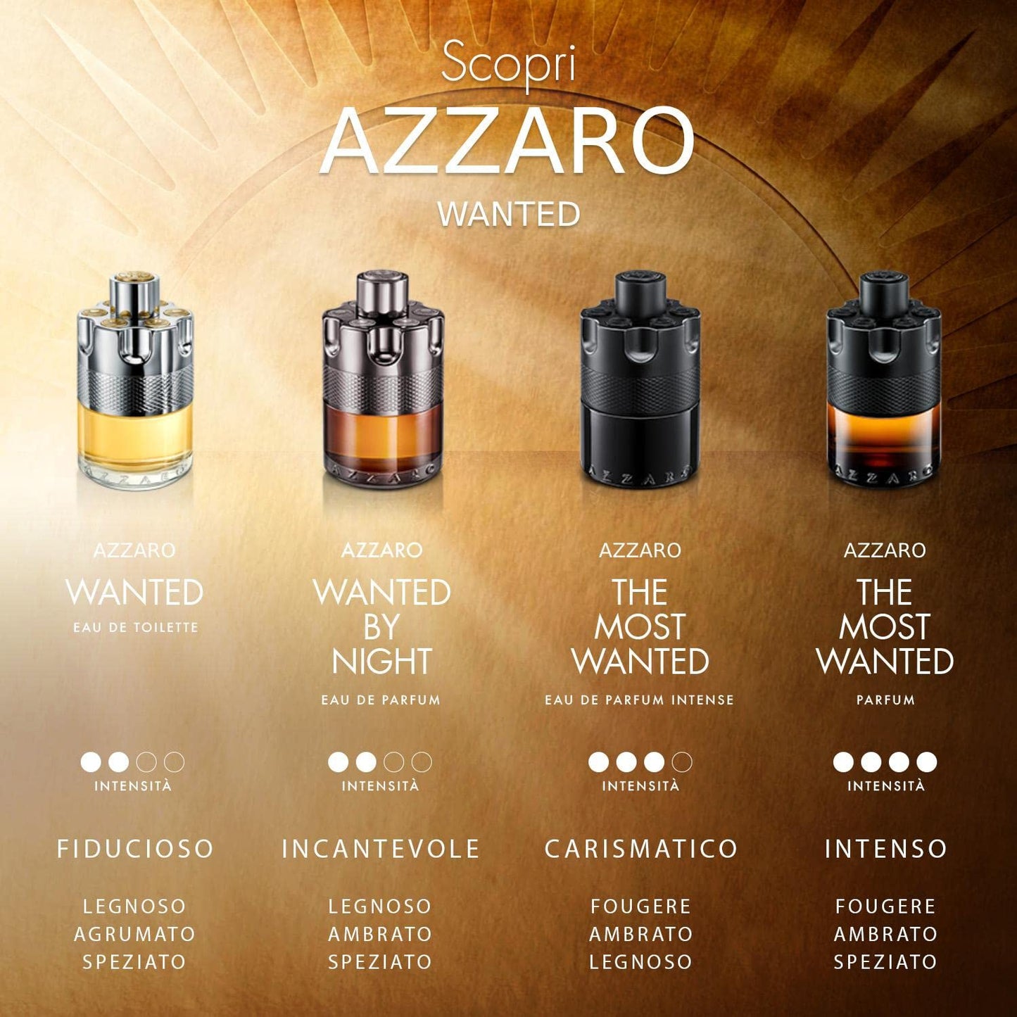 Azzaro Wanted By Night Eau de Parfum - Mens Cologne - Woody, Oriental & Spicy Fragrance