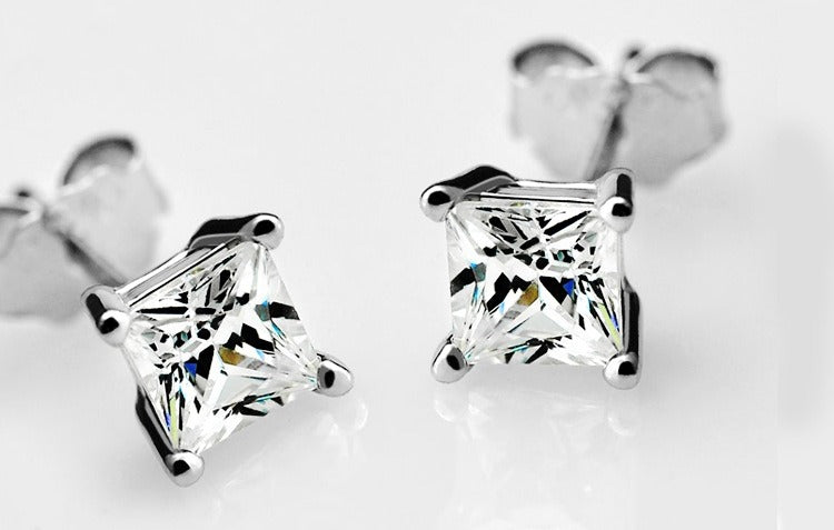 Mens Diamond Stud Earrings