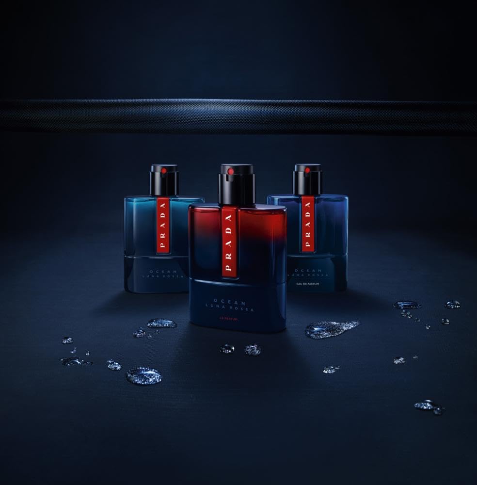 Prada Luna Rossa Ocean Le Parfum Refillable Spray for Men, 3.3 Ounce