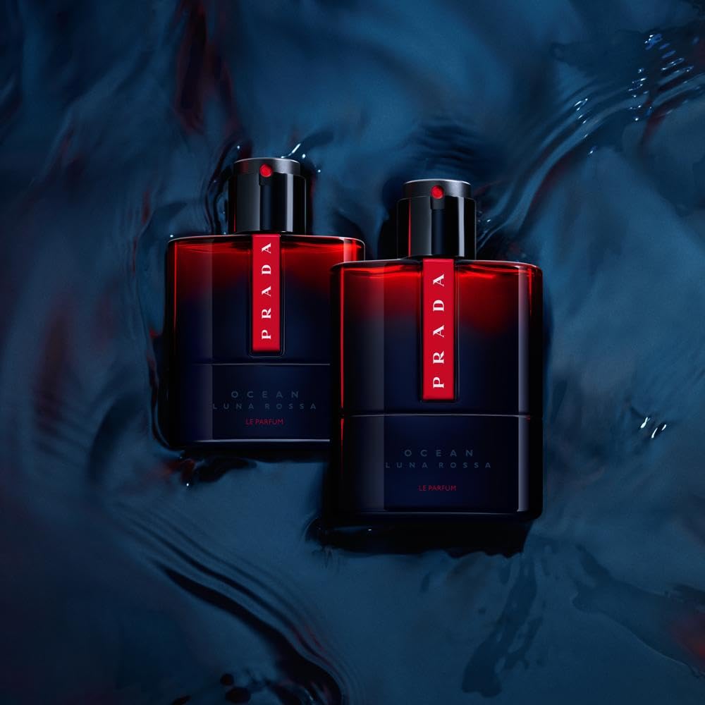 Prada Luna Rossa Ocean Le Parfum Refillable Spray for Men, 3.3 Ounce