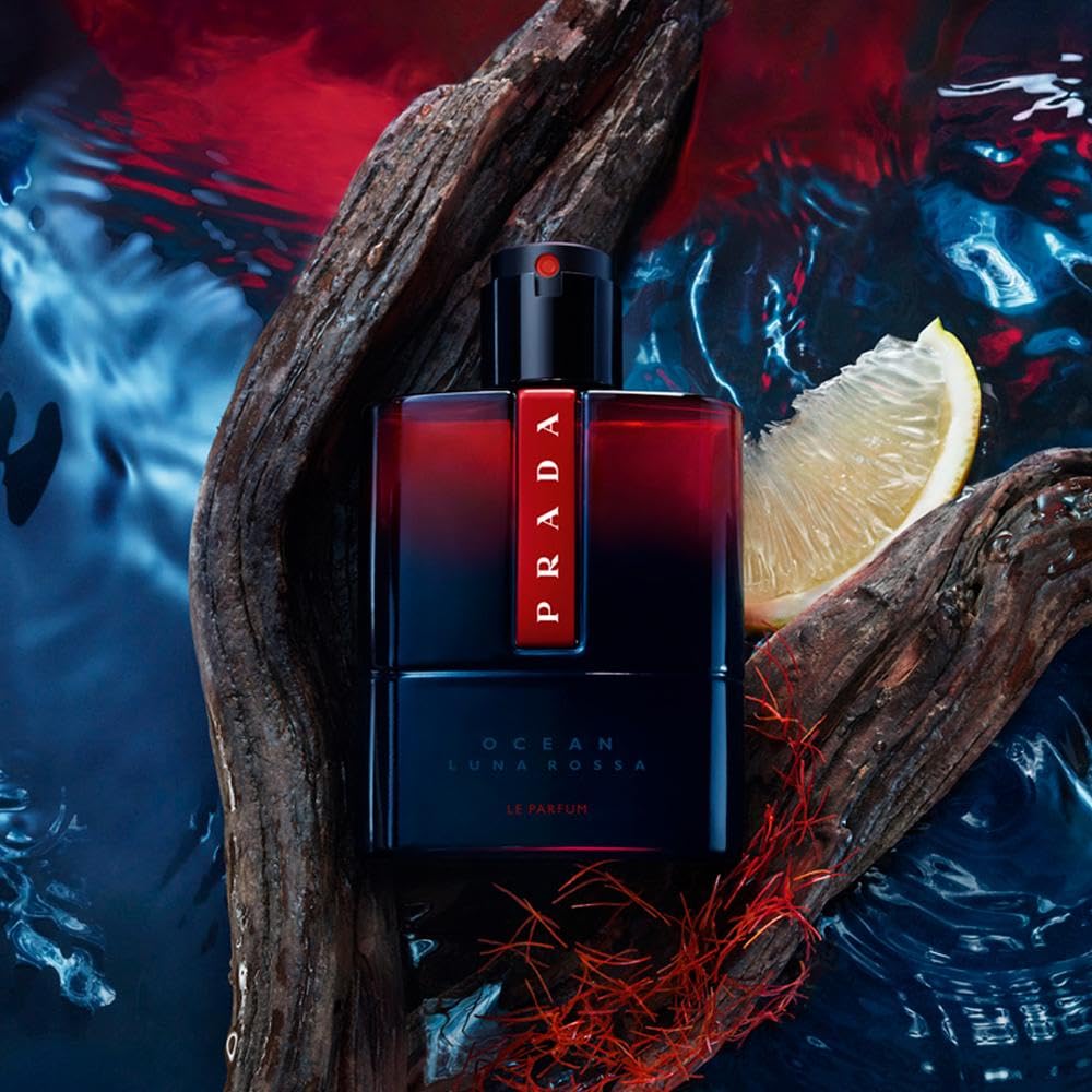 Prada Luna Rossa Ocean Le Parfum Refillable Spray for Men, 3.3 Ounce