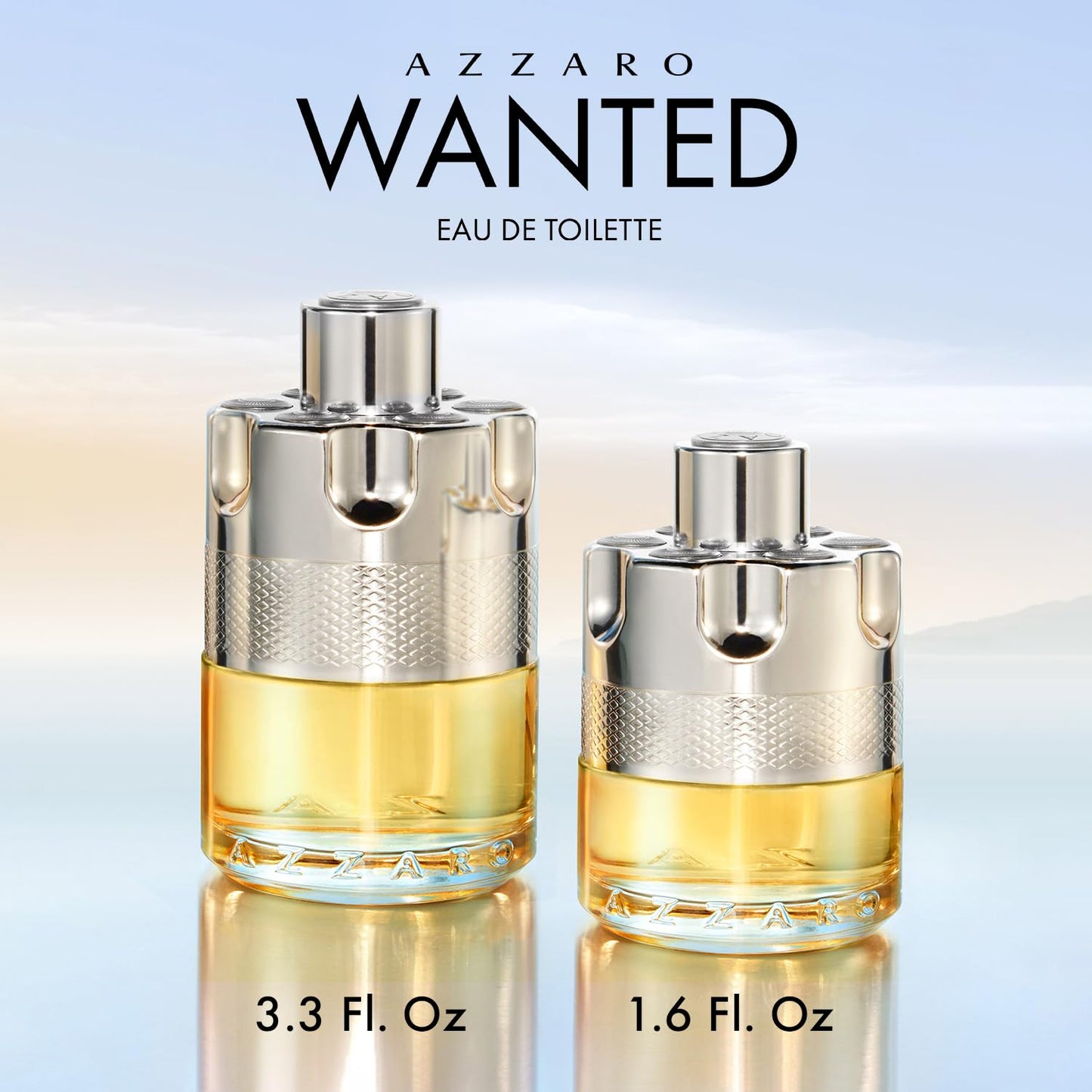 Azzaro Wanted Eau de Toilette - Vibrant & Irresistible Mens Cologne - Woody, Citrus & Spicy Fragrance - Fresh Notes of Cardamom, Lemon, Vetiver - Everyday Wear - Luxury Perfumes for Men