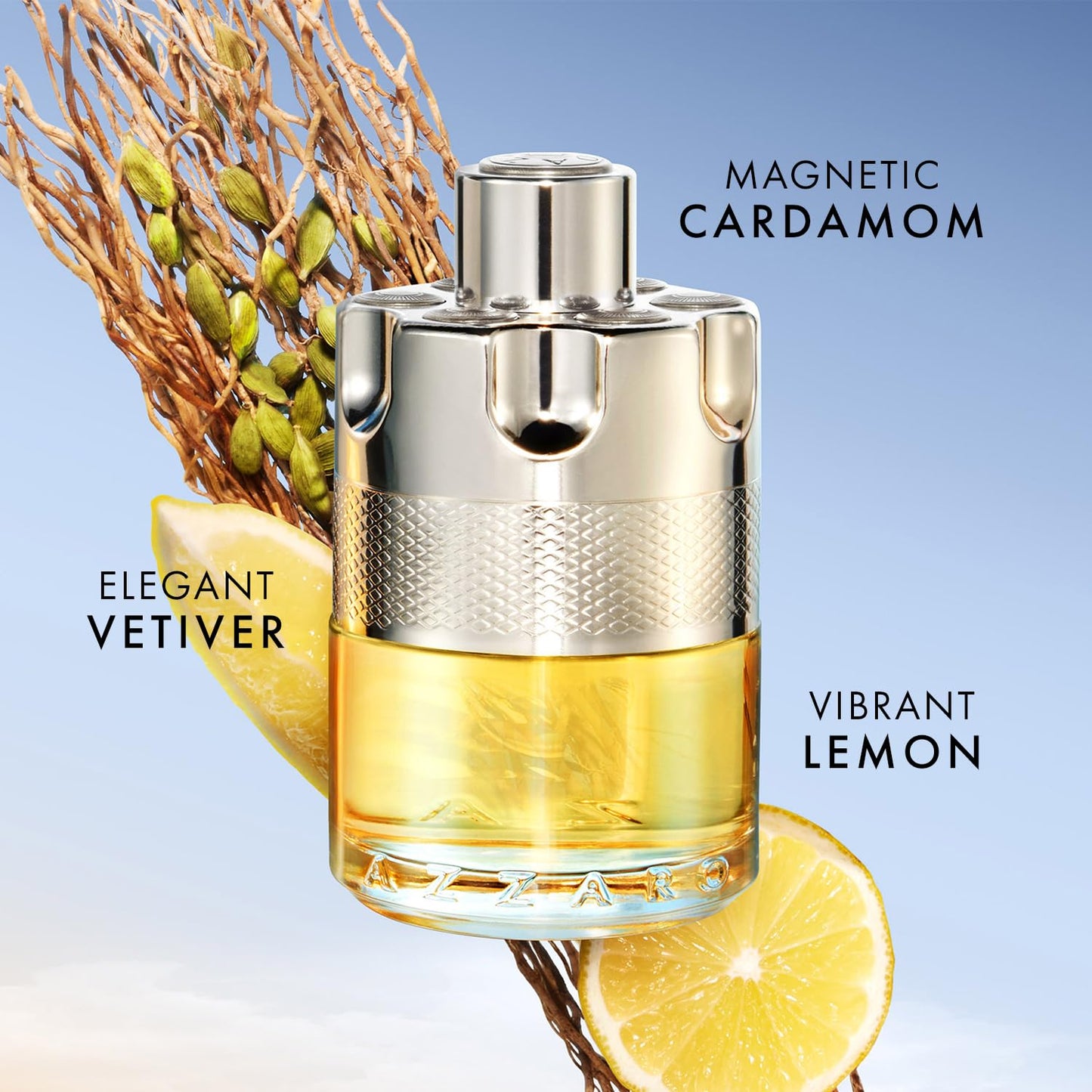 Azzaro Wanted Eau de Toilette - Vibrant & Irresistible Mens Cologne - Woody, Citrus & Spicy Fragrance - Fresh Notes of Cardamom, Lemon, Vetiver - Everyday Wear - Luxury Perfumes for Men