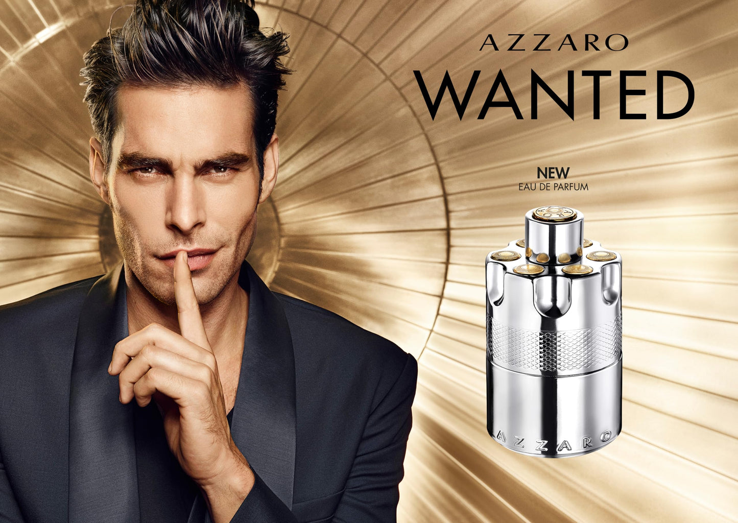 Azzaro Wanted Eau de Parfum - Energizing & Intense Mens Cologne - Woody, Aromatic & Spicy Fragrance - Fresh Notes of Juniper Berries, Sage, Vetiver - Lasting Wear - Luxury Perfumes for Men