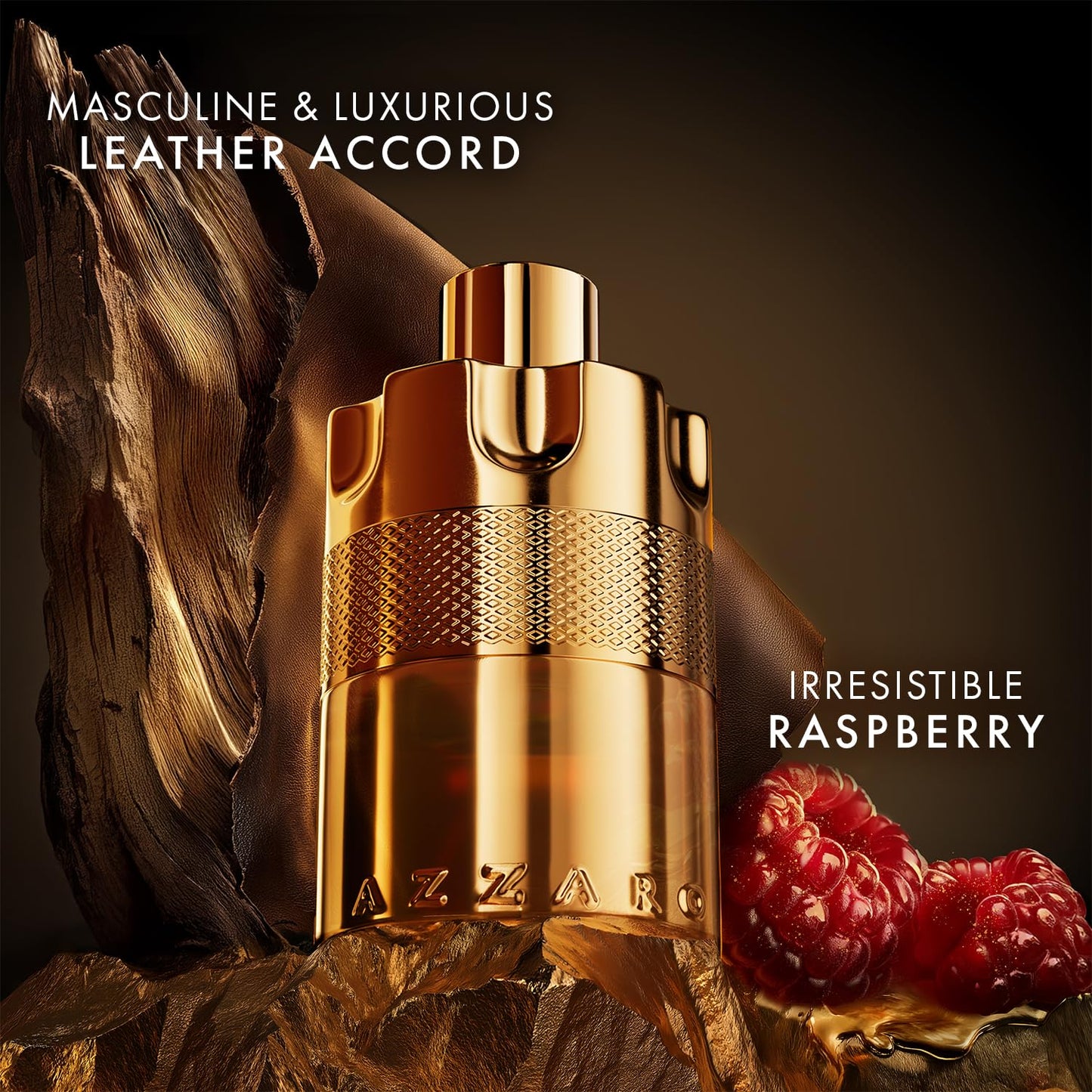 Azzaro - Forever Wanted Elixir - Mens Cologne - With Notes of Raspberry, Cardamom, and Leather Accord