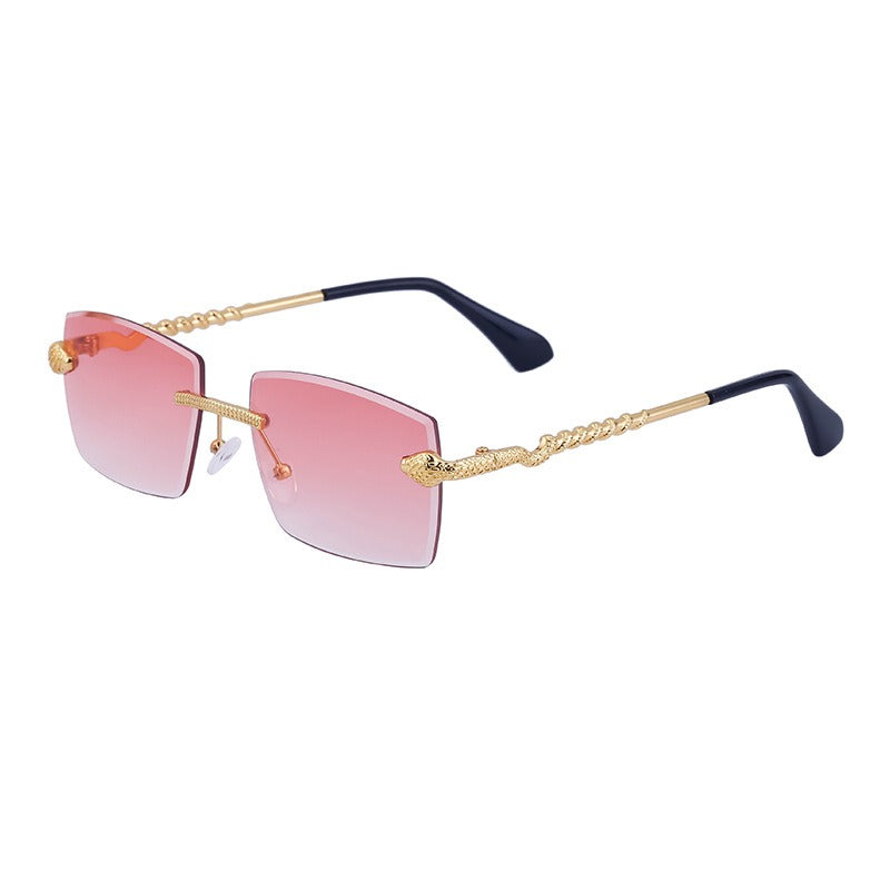 Men's Fashion Rimless Sunglasses