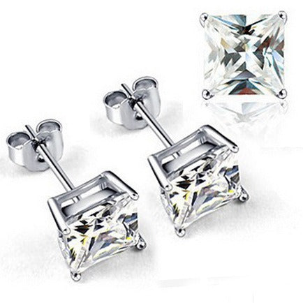 Mens Diamond Stud Earrings