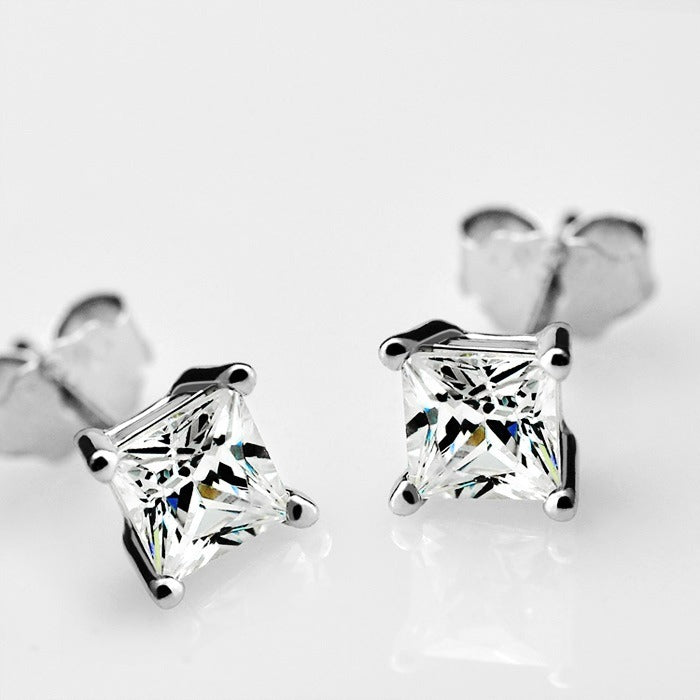Mens Diamond Stud Earrings
